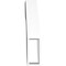 Ekena Millwork 3-in. W x 16-in. D x 16-in. H Carmel Architectural Grade PVC Knee Brace BRCP03X16X16CAR - alternate 4